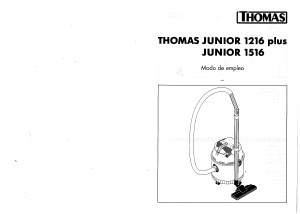 Manual de uso Thomas TH-1516 Aspirador