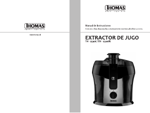 Manual de uso Thomas TH-2540IR Licuadora