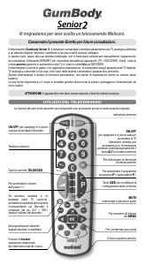 Manuale Meliconi Senior 2 Telecomando