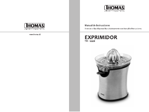 Manual de uso Thomas TH-1220i Exprimidor de cítricos
