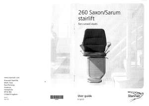 Manual Stannah 260 Sarum Stairlift