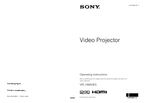 Handleiding Sony VPL-HW50ES Beamer