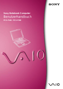 Bedienungsanleitung Sony Vaio PCG-F160 Notebook