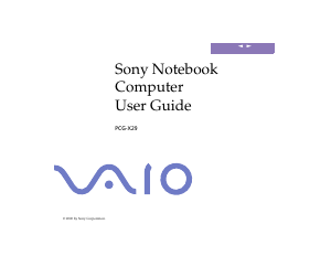 Handleiding Sony Vaio PCG-X29 Laptop