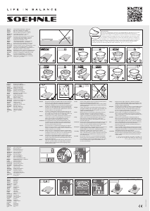 Bedienungsanleitung Soehnle 66225 Page Aqua Proof Küchenwaage