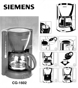 说明书 西门子CG-1602咖啡机