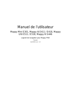 Mode d’emploi Mappy Iti E418 Système de navigation