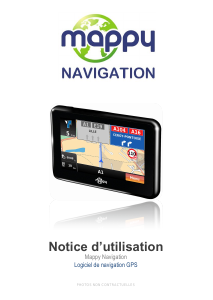 Mode d’emploi Mappy Mini E301ND Système de navigation