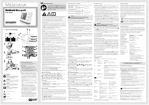 Manuale Medisana PR-B90 Misuratore di pressione