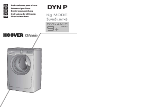 Manual Hoover DYN 9164DPG Washing Machine