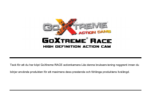 Bruksanvisning GoXtreme Race Actionkamera