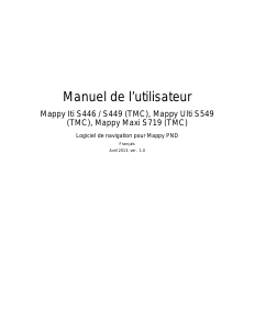 Mode d’emploi Mappy Ulti S549 Système de navigation