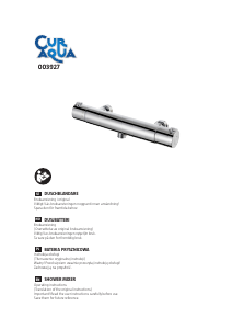 Manual Curaqua 003-927 Faucet