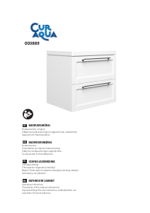 Manual Curaqua 003-889 Base Cabinet