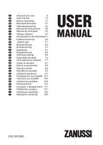 Manual de uso Zanussi ZHC60156X Campana extractora