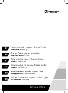 Руководство Tracer TRX-119 Шреддер для бумаги