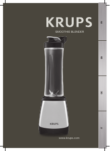 Manual Krups KB204D11 Smoothie To Go Perfect Mix 2000 Blender