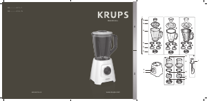 Mode d’emploi Krups KB435110 Blendforce+ Blender