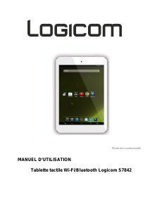 Mode d’emploi Logicom S7842 Tablette