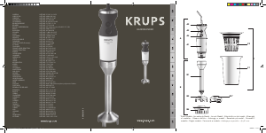 Handleiding Krups HZ508110 Perfect Mix 9000 Pro+ Staafmixer