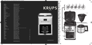 Mode d’emploi Krups KM442D10 Control Line Cafetière