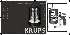 Bruksanvisning Krups KM468210 Kaffebryggare
