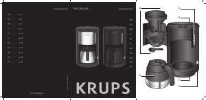 Manual Krups KM305D10 ProAroma Máquina de café