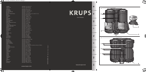 Manual Krups KT850110 Duothek Coffee Machine