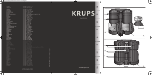 Mode d’emploi Krups KM850811 Duothek Plus Cafetière