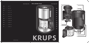 Bedienungsanleitung Krups KM321010 ProAroma Plus Kaffeemaschine