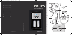 Handleiding Krups ET352010 Savoy Koffiezetapparaat