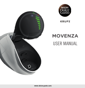 Handleiding Krups KP600840 Nescafe Dolce Gusto Movenza Espresso-apparaat