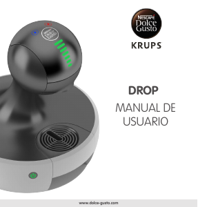 Manual de uso Krups KP350110 Nescafe Dolce Gusto Drop Máquina de café espresso