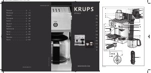 Bedienungsanleitung Krups XP224010 Espressomaschine