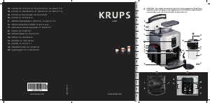 Manuale Krups EA860E10 Macchina per espresso
