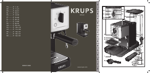 Εγχειρίδιο Krups XP344010 Μηχανή εσπρέσο