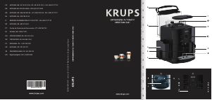 Manual de uso Krups EA811K10 Máquina de café espresso