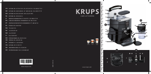 Brugsanvisning Krups EA829P10 Espressomaskine
