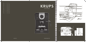 Manual Krups XP320810 Máquina de café expresso