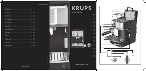 Bruksanvisning Krups XP562010 Espressomaskin