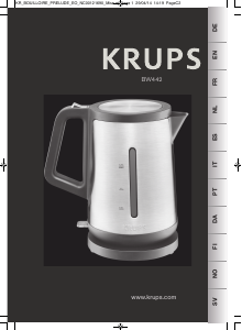 Manual de uso Krups BW442D10 Control Line Hervidor