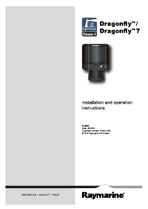 Manual Raymarine Dragonfly 7 Fishfinder