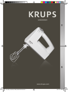 Handleiding Krups F6081431 3Mix 7000 Handmixer