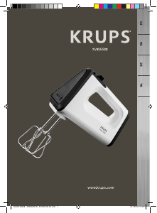 Manual Krups GN504131 3Mix 5500 Plus Hand Mixer