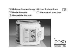 Bedienungsanleitung Boso Medilife PC2 Blutdruckmessgerät