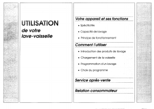 Mode d’emploi Sauter 60V2221 Lave-vaisselle