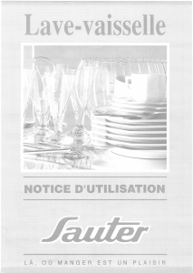 Mode d’emploi Sauter 60VI321 Lave-vaisselle