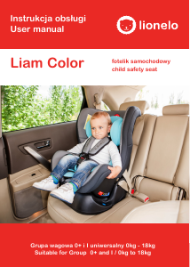 Bedienungsanleitung Lionelo Liam Color Autokindersitz