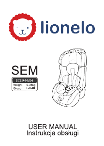 Instrukcja Lionelo Sem Fotelik samochodowy