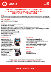 Manual Lionelo Isa Baby Carrier